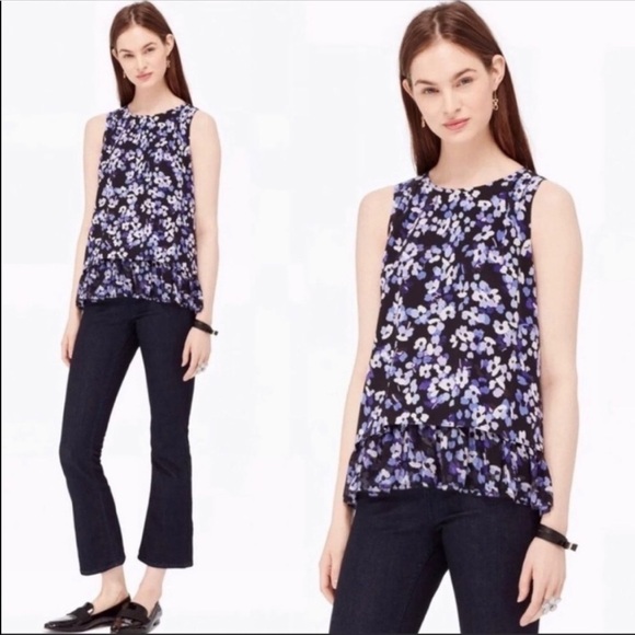 Kate Spade Hydrangea Double Layer Tank Large New with tags! - Picture 16 of 16